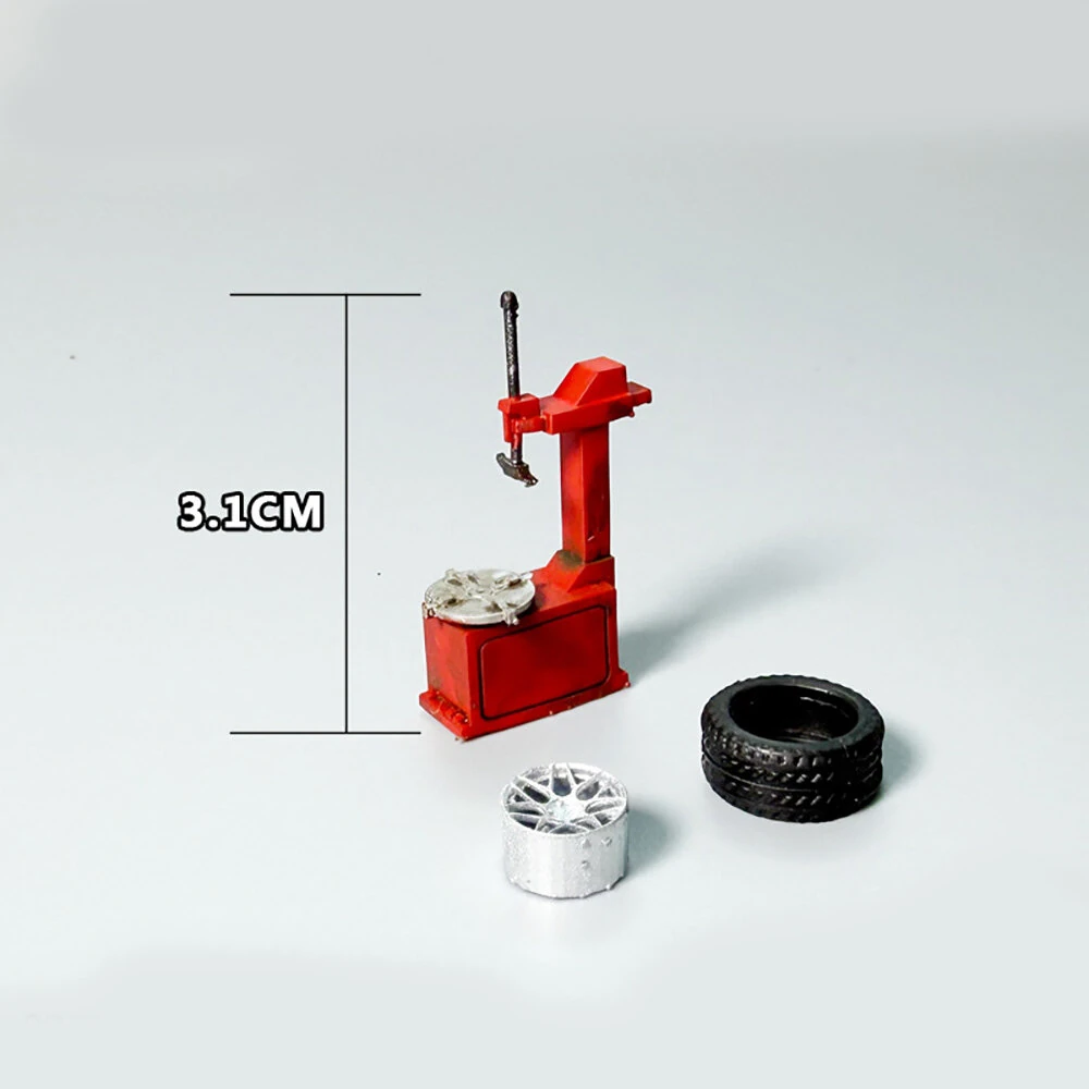 ZWZ Model 1/64 RC Car Parts Miniature Models Of Auto Repair Shop Tools 3D Printing Resin Decoration — view 9
